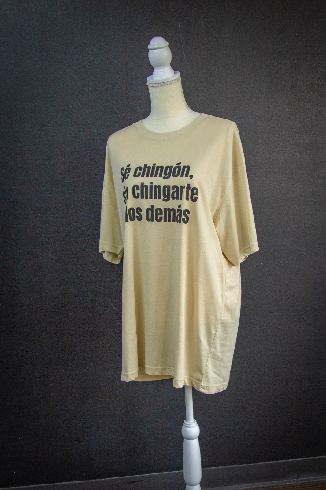 T-shirt Unisex Oversize BeigeFree