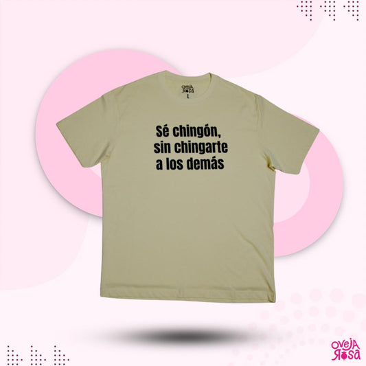 T-shirt Unisex Oversize BeigeFree